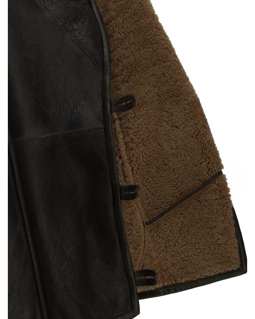 Isabel Marant Black "Camber" Shearling Jacket