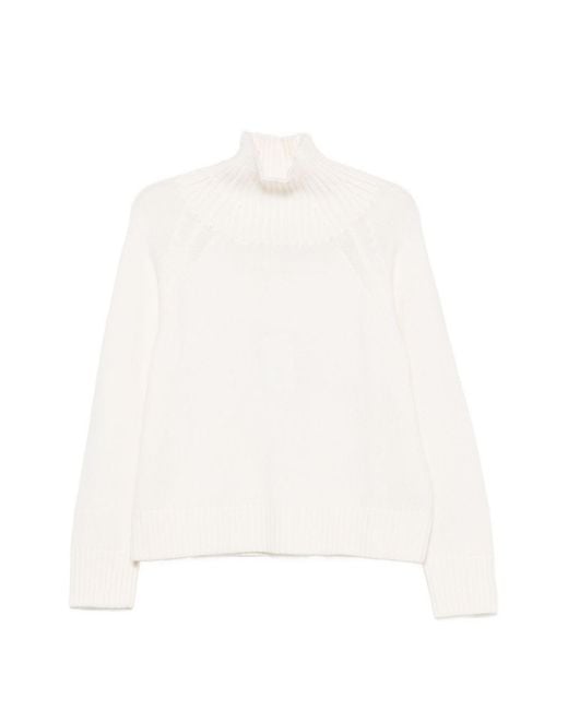 Michael Kors White Ecru Polyester Sweater
