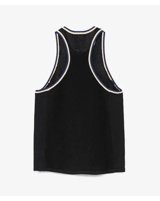 Adidas Originals Black Wb And3 Knit Tank for men