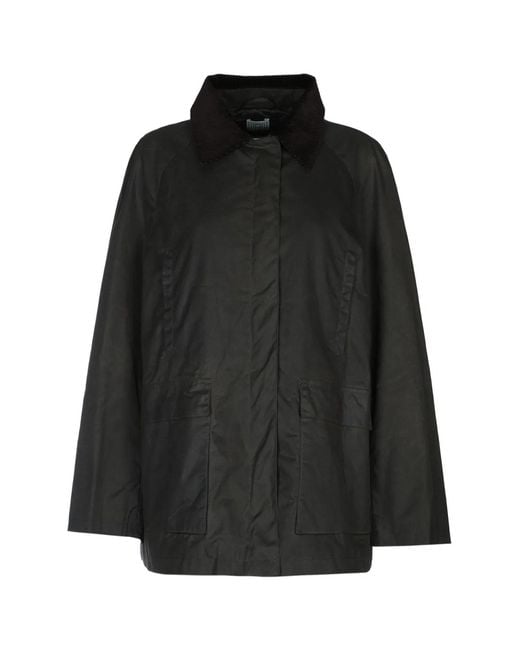 Totême Black Forest Waxed Cotton Country Jacket