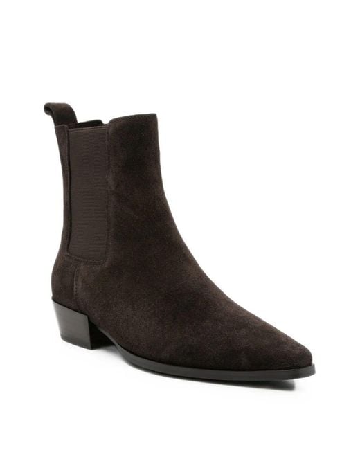 Strategia Black "Velour Box" Boots