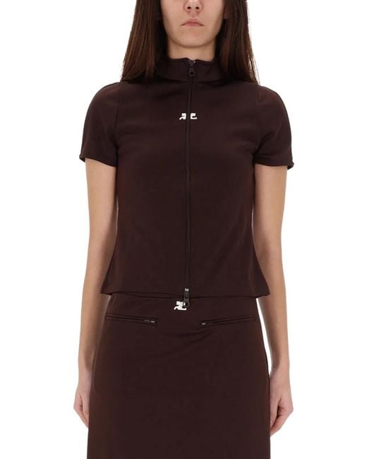 Courreges Red Courregès Interlock Top