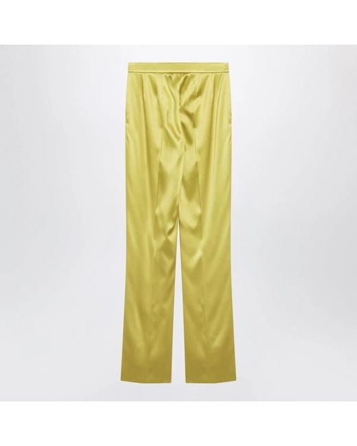 Valentino Garavani Yellow Avocadocolored Trousers
