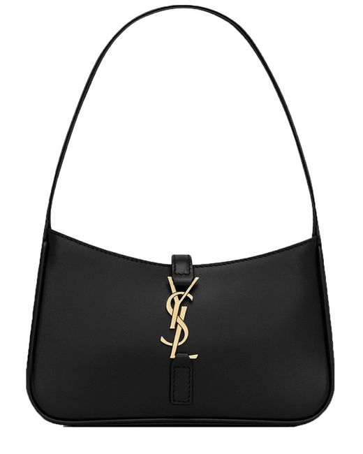 Saint Laurent Black Le 5 À 7" Mini Hobo Bag