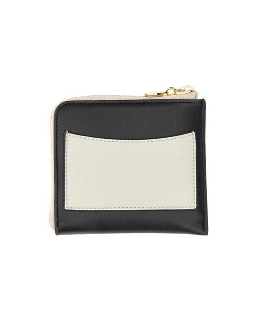 Stella McCartney Black Zipped Wallet