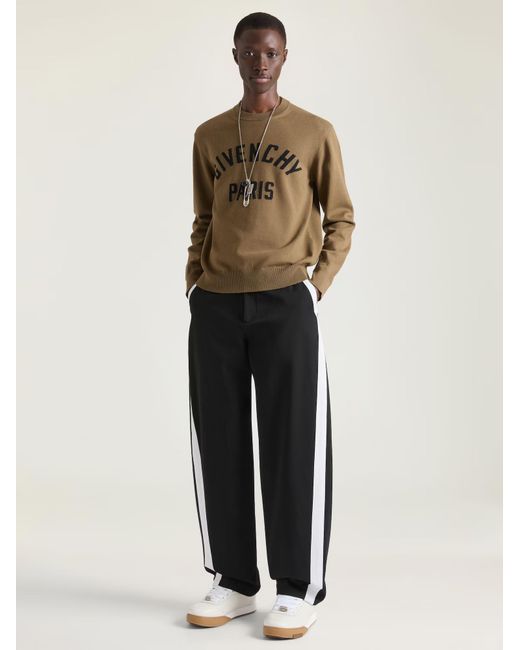 Givenchy Brown Sweater With Paris Detail for men