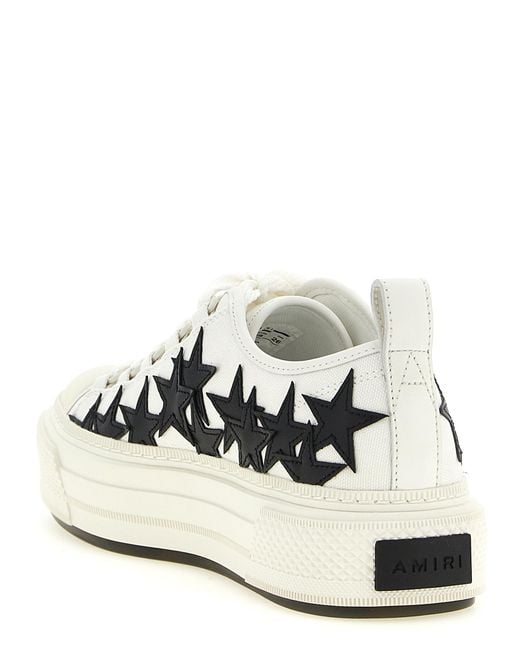Amiri White 'Stars Court Low' Sneakers