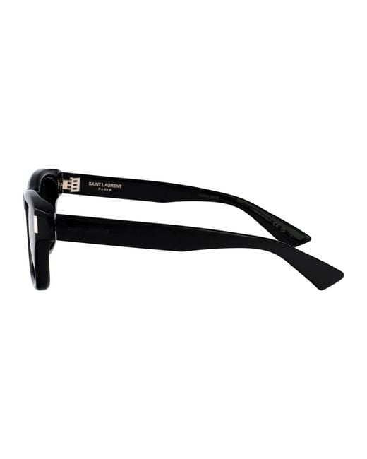 Saint Laurent Black Sunglasses Sl 801 001/21/145 for men