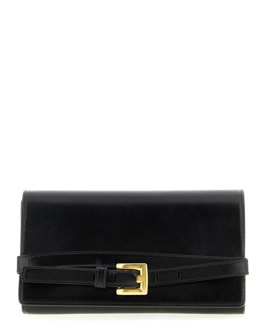 Balmain Black 'Shuffle' Wallet Chain