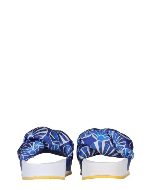 LaDoubleJ Blue La Doublej Braid Slide Sandals