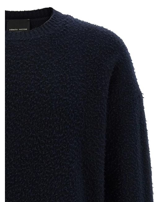 Roberto Collina Blue Casentino Sweater for men