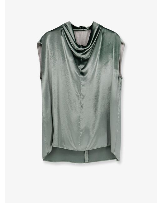 Alberta Ferretti Green Viscose Top