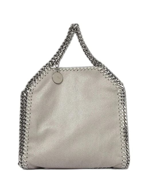 Stella McCartney Gray Falabella Tiny Crossbody Bag