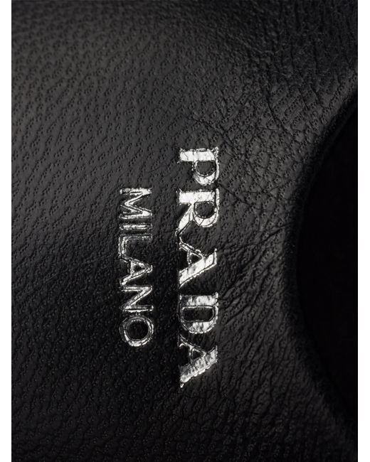 Prada Black Leather Pumps