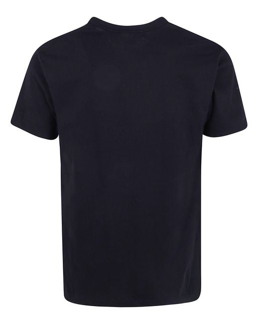 COMME DES GARÇONS PLAY Blue T-Shirt Emblem Knit