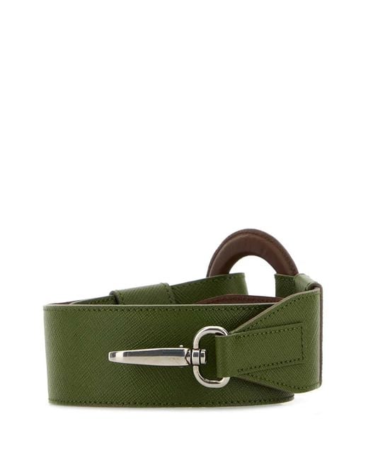 Prada Green Pistachio Leather Shoulder Strap for men