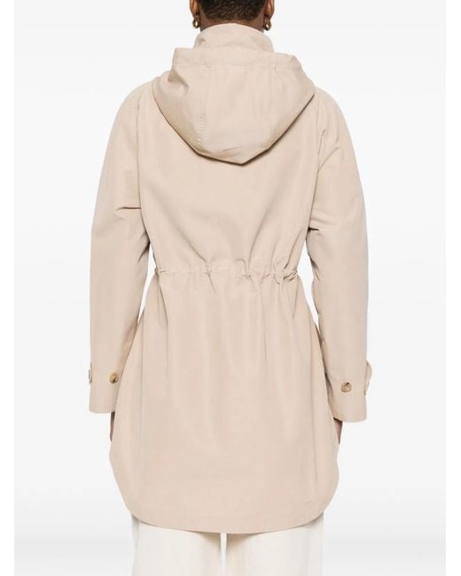 Fay Natural Midi Parka Coat