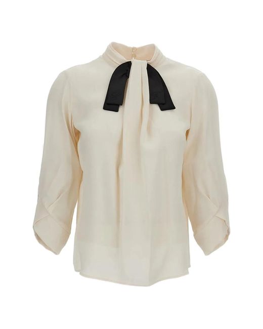 Elisabetta Franchi White Burro Viscose Shirt
