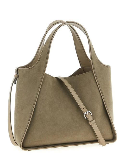 Stella McCartney Green 'Stella Logo' Crossbody Bag