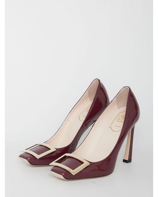 Roger Vivier Pink Belle Vivier Trompette Pumps