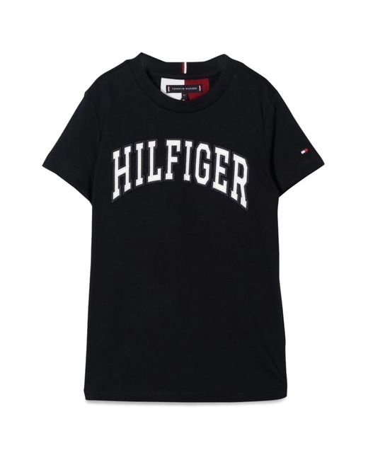 Tommy Hilfiger Black M/C Varsity T-Shirt