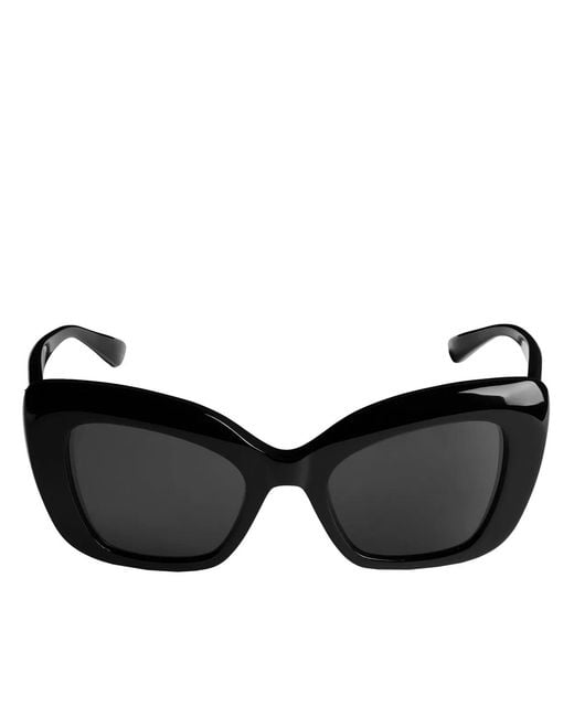 Balenciaga Black Acetate Farfalla Diva Sunglasses