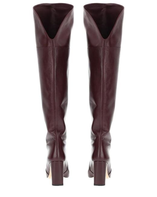 Stuart Weitzman Purple Boot "Babette"