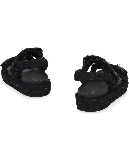 Tory Burch Black Kira Sports Sandals