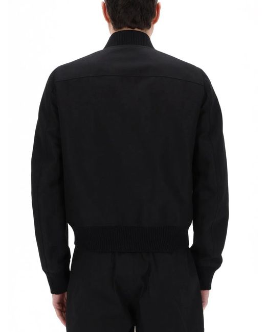 Rick Owens Black "Heizer Flight" Jacket for men