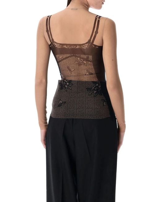 Balenciaga Black Top Lingerie