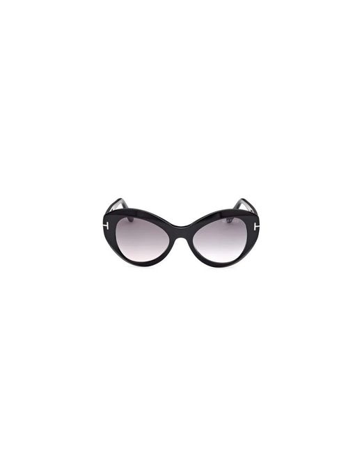 Tom Ford Black Ft1084 Guinevere Sunglasses