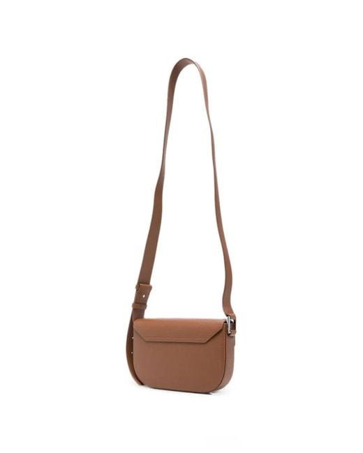Emporio Armani White Leather Corssbody Bag