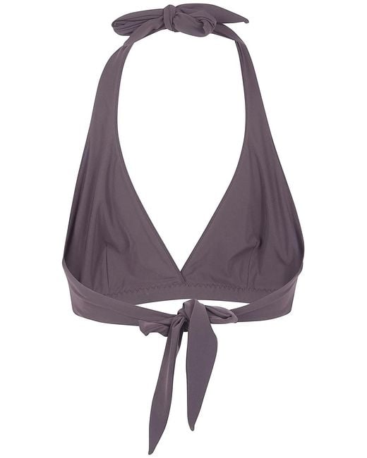 Brunello Cucinelli Purple Swimsuit Top