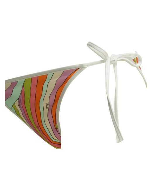 Emilio Pucci White "Marmo" Bikini Briefs