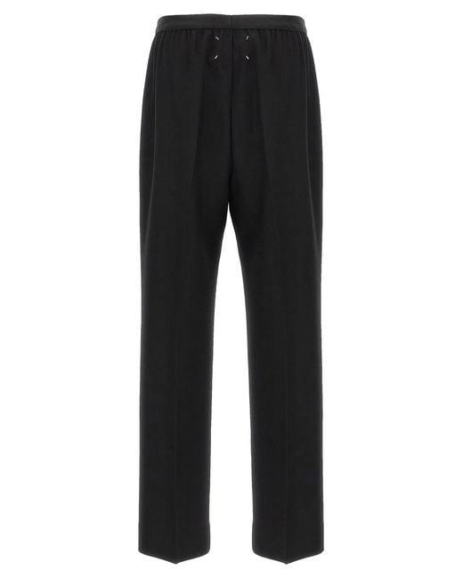 Maison Margiela Black Wool Pants