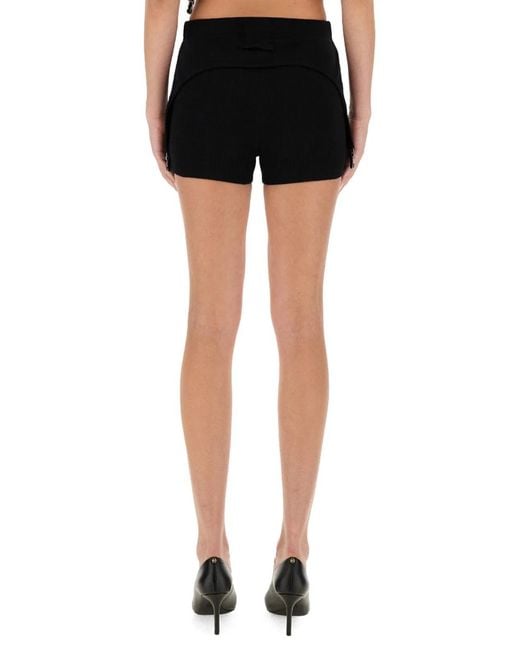 Jean Paul Gaultier Black Mini Shorts "The Garter"