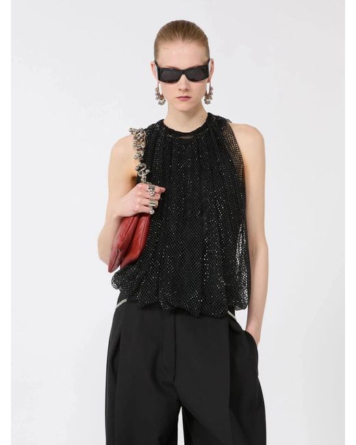 Max Mara Black Spxnodo Top