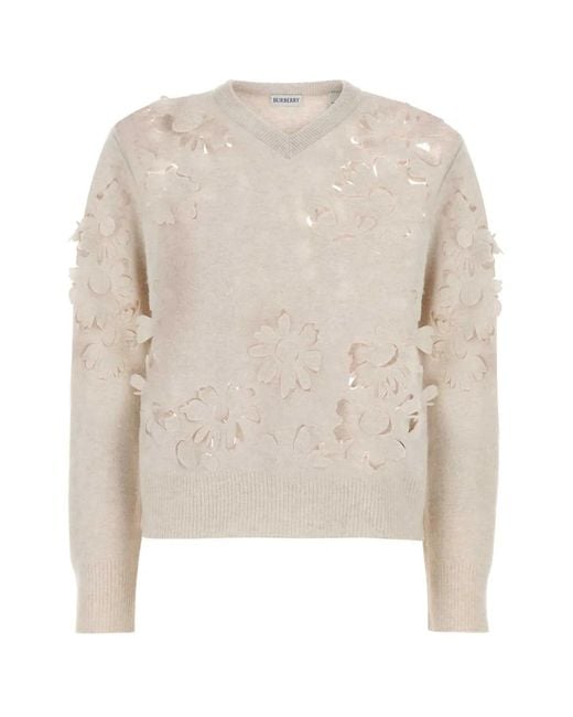 Burberry White Sp25-Ww-Fio-2.1.018