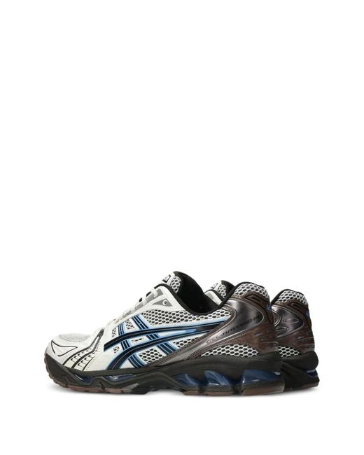 Asics Natural Gel-Kayano 14 Mesh And Faux Leather Sneakers
