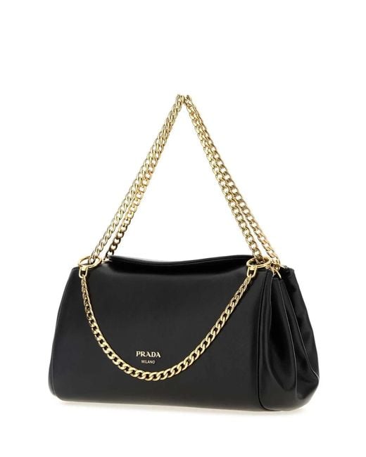 Prada Black Nappa Leather Handbag