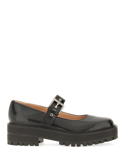 Gianvito Rossi Black Leather Sandal