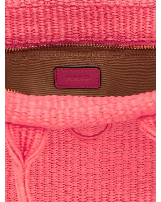 Pinko Pink 'Beach' Mini Shopping Bag
