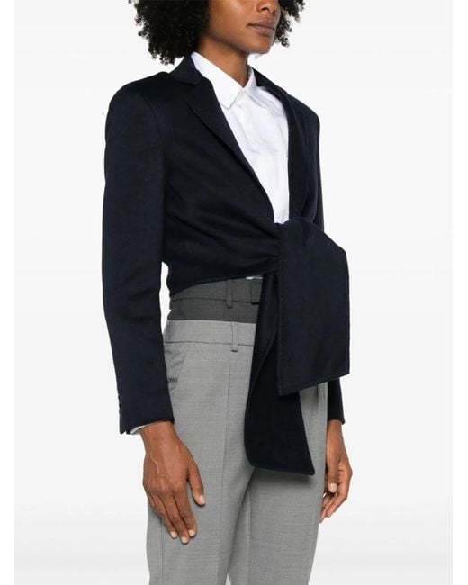 Max Mara Blue Wool Jacket