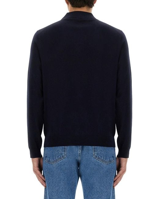 sunflower Blue Wool Sweater for men