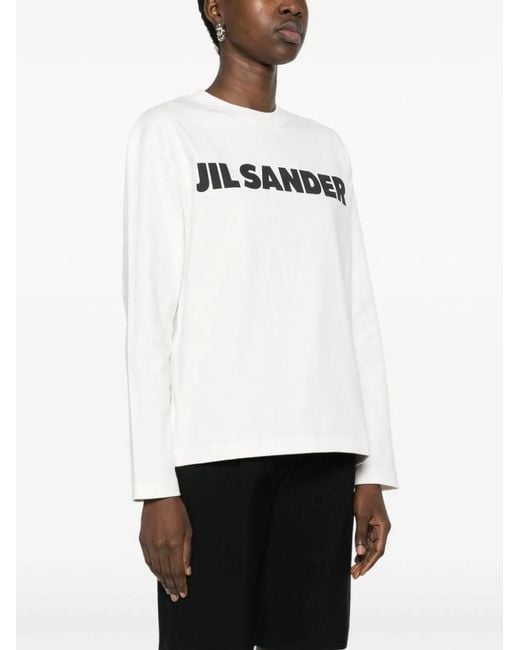 Jil Sander Black Logo T-Shirt