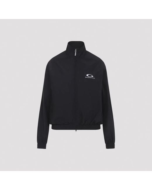 Balenciaga Black Cotton Jackets Tracksuit