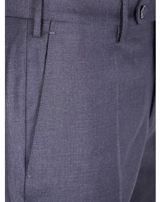 Incotex Blue "Chino Slim Fit" Trousers for men