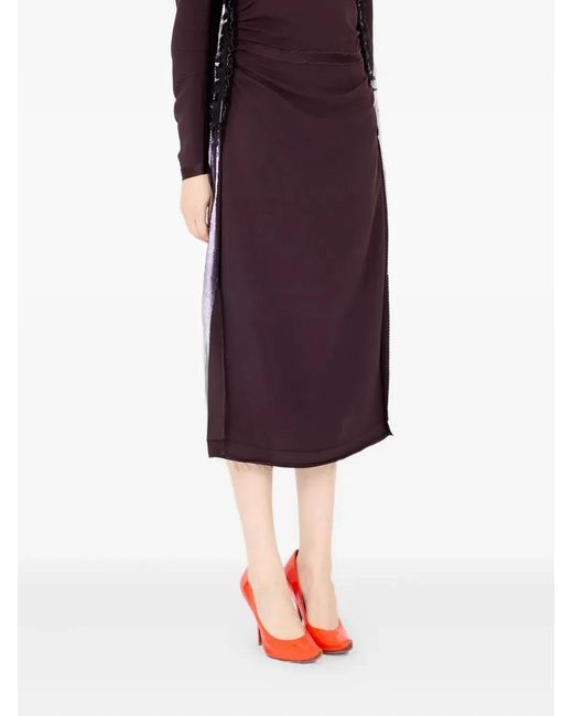 Maison Margiela Purple Midi Dress