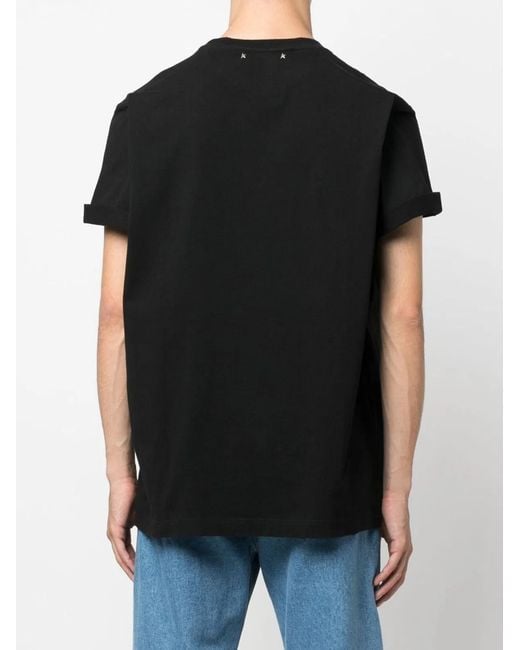 Golden Goose Deluxe Brand Black Golden Regular T-Shirt for men