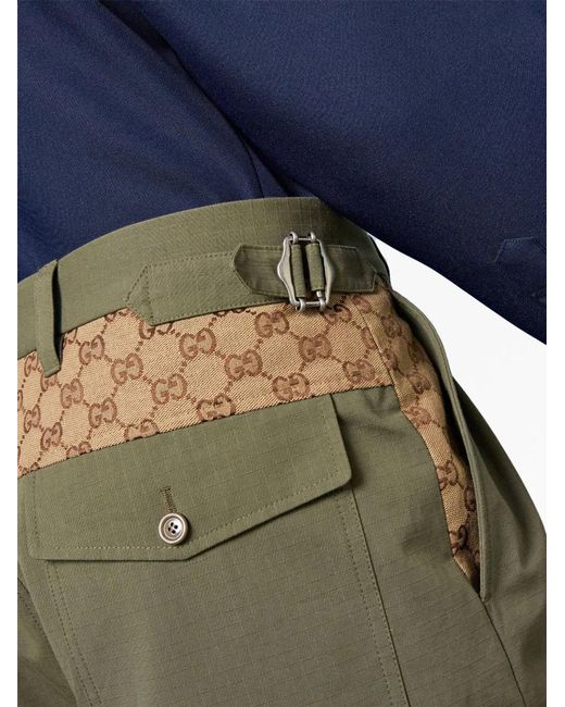 Gucci Green Cargo Pants for men